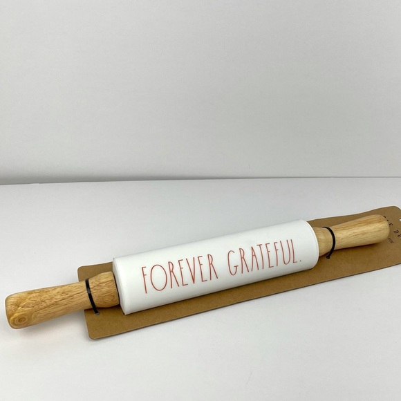 SOLD Rae Dunn FOREVER GRATEFUL Rolling Pin